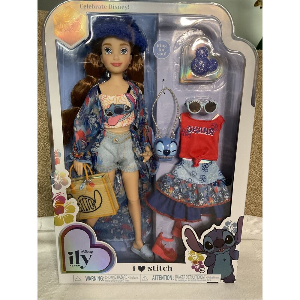 NEW NIB DISNEY ILY 4 EVER I HEART STITCH I LOVE STITCH FASHION DOLL